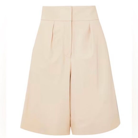 NWT Brunello Cucinelli lamb leather Bermuda shorts, US2 - Picture 4 of 13